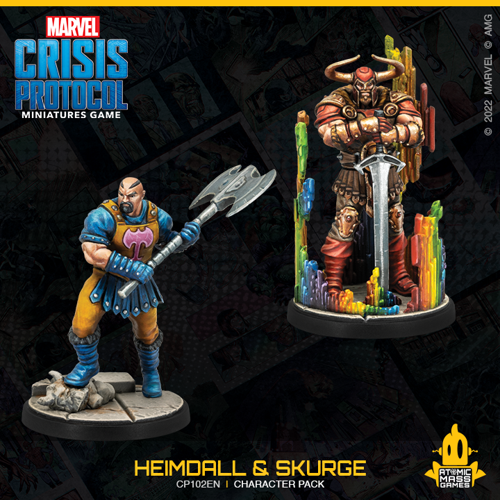 Marvel Crisis Protocol : Heimdall and Surge Character Pack